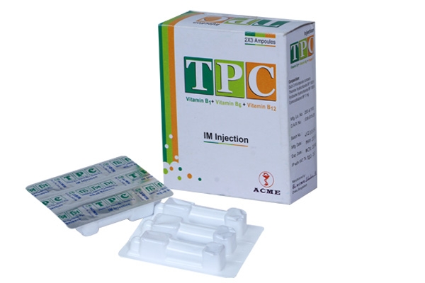 Tpc 100mg 100mg 1mg 3ml Im Injection Vitamin B1 B6 B12 র জশ হ ত চ ক ৎস স ব ঘর বস ই Rajdoc Com Tpc 100mg 100mg 1mg 3ml Im Injection Vitamin B1 B6 B12 র জশ হ ত চ ক ৎস স ব ঘর বস ই Rajdoc Com
