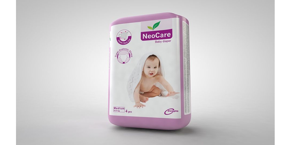 NeoCare Diaper 4 pcs (Medium, 4-9 Kg)
