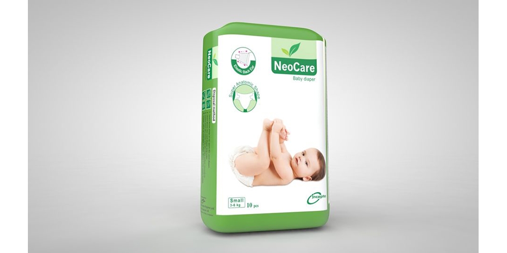 NeoCare Diaper 10 pcs(Small, 3-6 Kg)