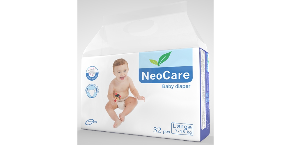 NeoCare Diaper 32 pcs (Large, 7-18 Kg)